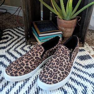 Cheeta Print Slip Ons